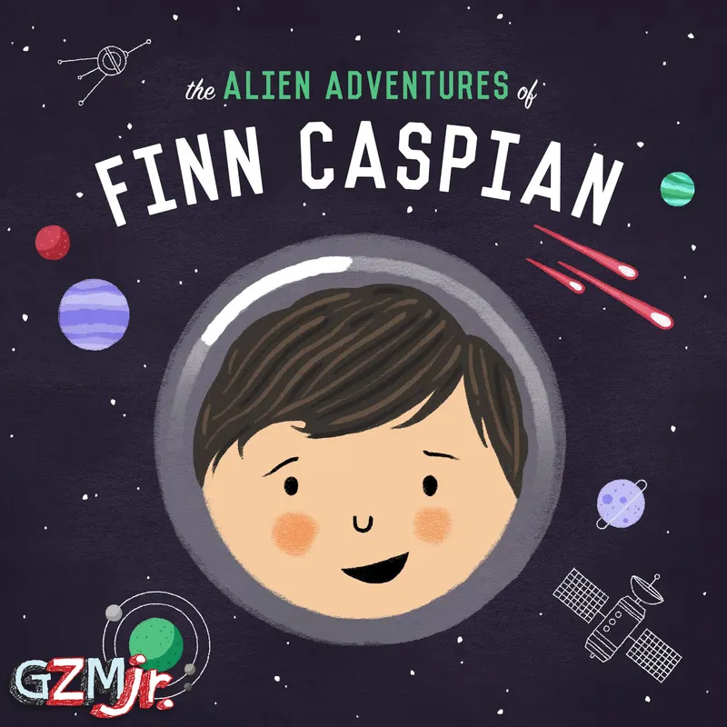 The Alien Adventures of Finn Caspian: Science Fiction for Kids artwork