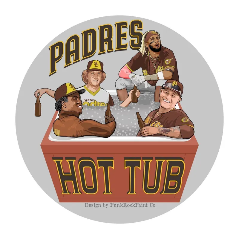 Padres Hot Tub artwork