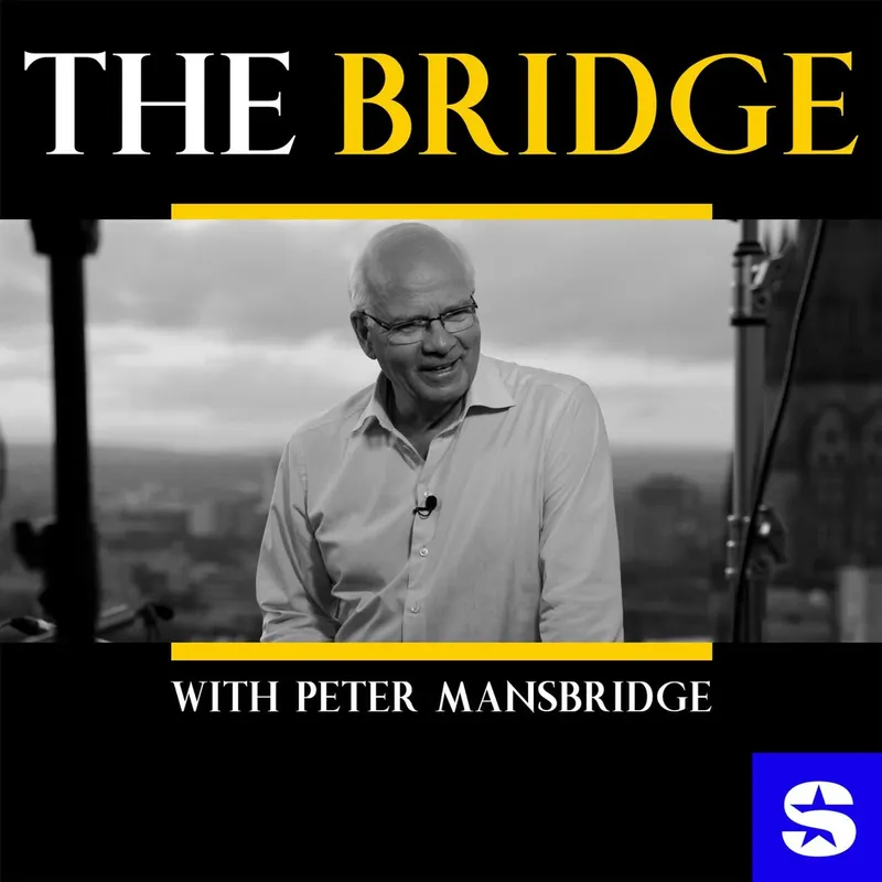 The Bridge with Peter Mansbridge artwork