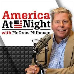 America At Night with McGraw Milhaven artwork
