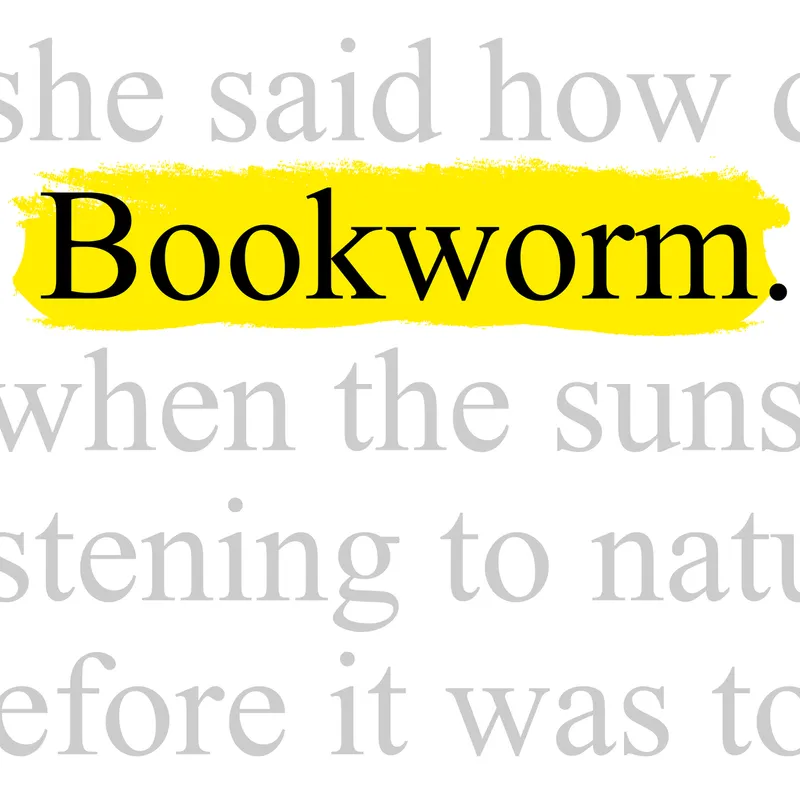 Bookworm artwork