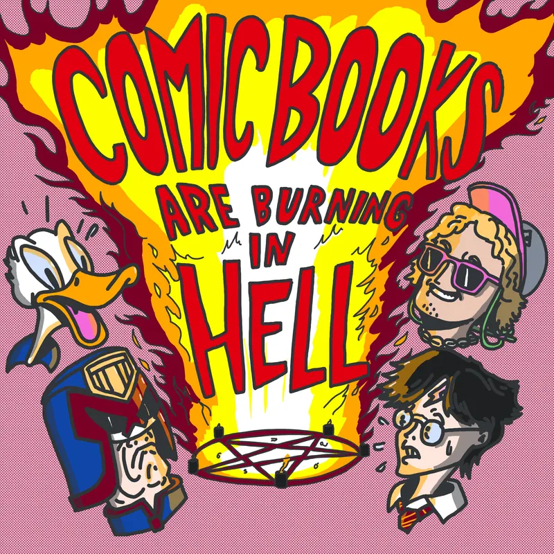 Comic Books Are Burning In Hell artwork