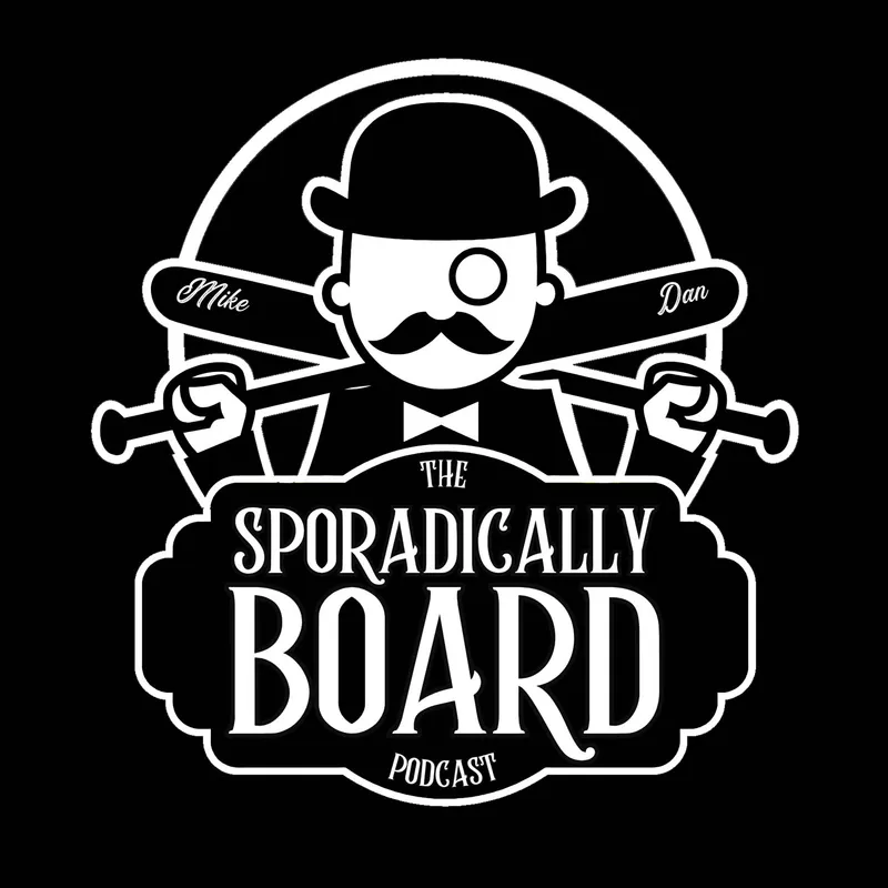 Sporadically Board with Mike and Dan artwork