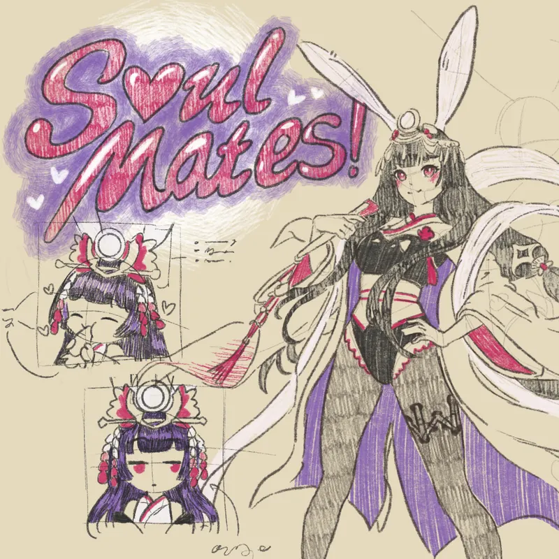 Soul Mates! - The Art and Design of Gacha Game Characters! artwork