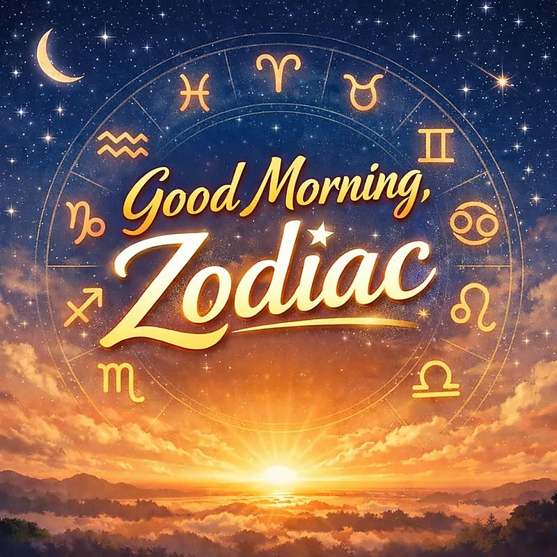 Good Morning Zodiac artwork