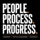 People. Process. Progress. artwork