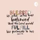 blessed is she artwork