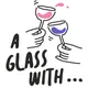 A Glass With artwork